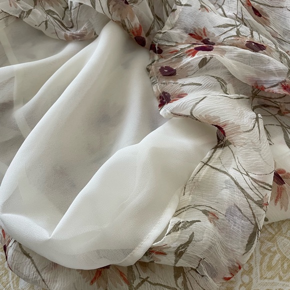 Lucky Brand Floral Off Shoulder Blouse - Size Medium - Picture 5 of 7